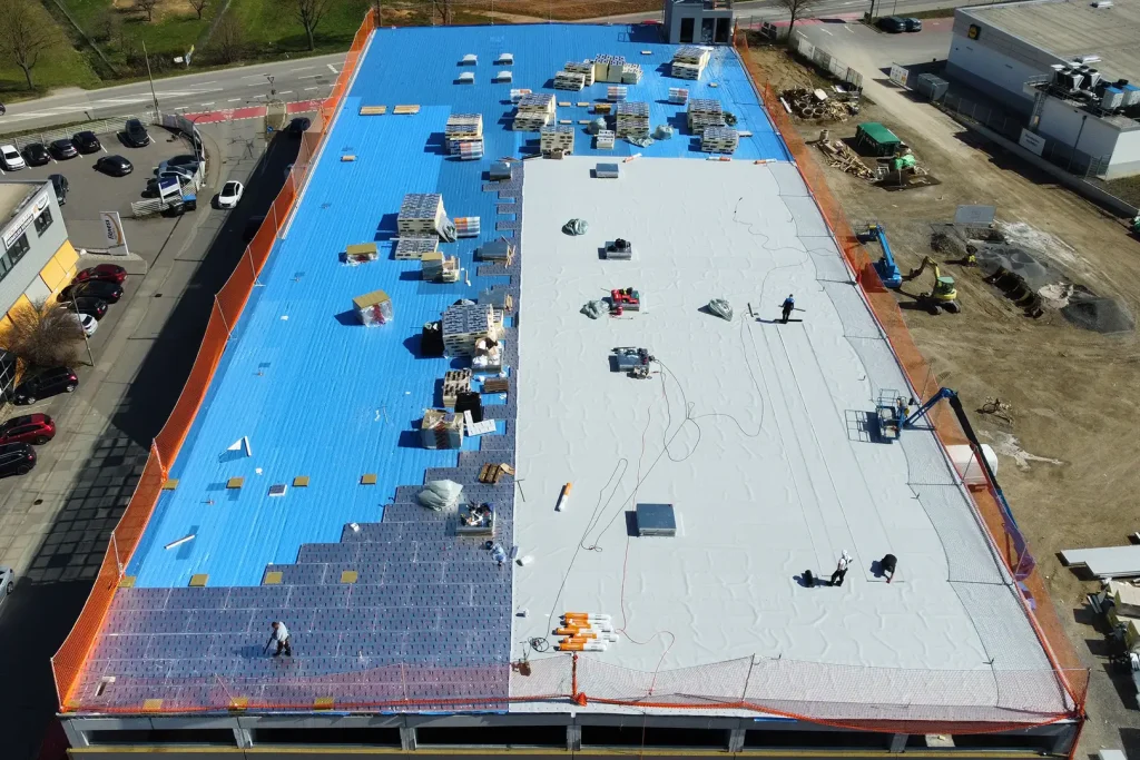 dachabdichtung lagerhalle firmengebäude